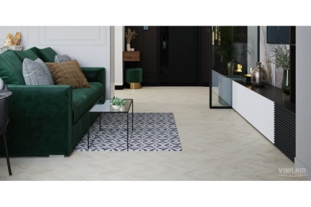 Кварцвиниловая плитка VINILAM PARQUET CHEVRON RI4777CL7 Шеврон Бриссак
